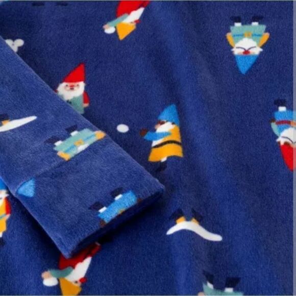 NWT Toddler Gnomes Print Pajama Set - Cat & Jack™ Navy - Picture 3 of 3